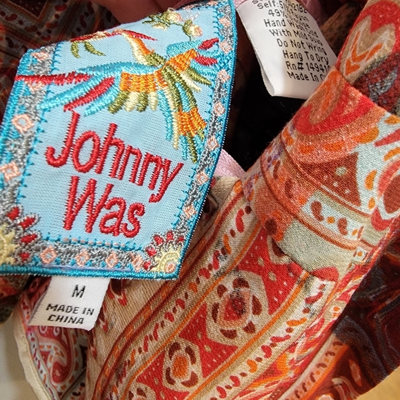 Johnny Was Rebecca Patchwork Kimono Jacket (Reversible) Size Medium NWT! - Picture 8 of 15